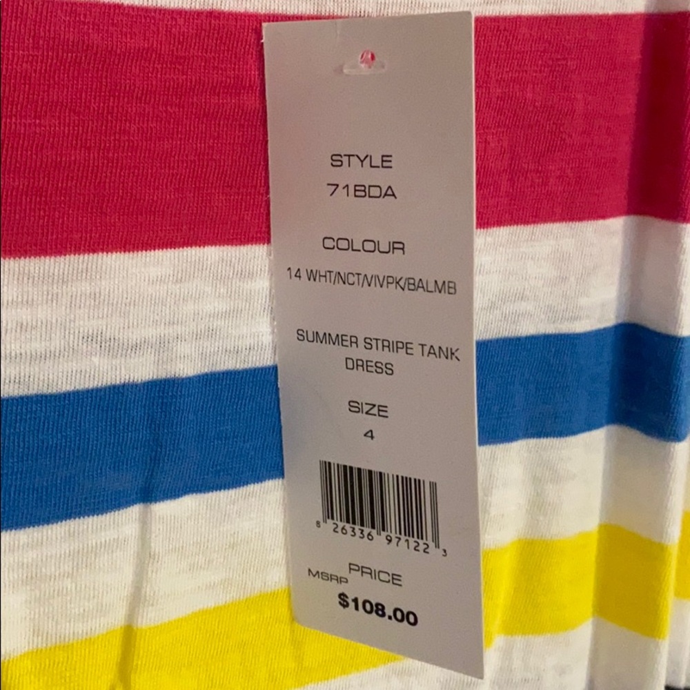 French Connection Summer Stripe Tank Dress - Picture 3 of 7